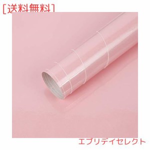 SumiStick リメイクシート ピンク ラメ入り 厚手 かわいい 40cmx5ｍ 壁紙シール ピンク 光沢あり 姫系 はがせる壁紙 ピンク 子ども部屋 D