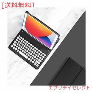 2021 iPad9 iPad8 iPad7 iPad Air3 Pro10.5 キーボード ケース 丸型キー 可愛い カラーキーボード カラフル 第 9 8 7 世代 10.2インチ 丸