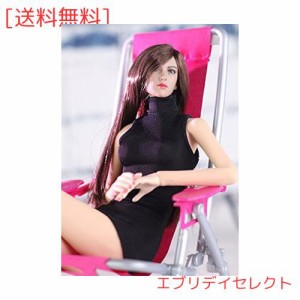 HiPlay 1/6 女性 フィギュア ドール 用 ワンピース ドレス TBLeagueボディに対応 CM078 (Black)