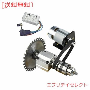 CHANCS 775 DIY電動テーブルソーミニ丸鋸コードレスDC24V 12000RPM PWMスピードコントローラ出力電圧DC9-60V