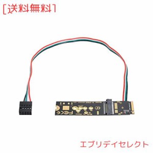 Cablecc ワイヤレスNGFF A/EキーWiFiカードへのM.2 NGFFキー-M NVME SSDアダプタAX200 WiFi 6 Bluetooth 5.1