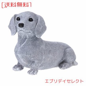 NUOLUX ガーデンオーナメント 犬 置物 樹脂 妖精の庭 可愛い ドッグ オブジェ ミニチュア 鉢植え 盆栽アクセサリー 車内 玄関 癒し系小物