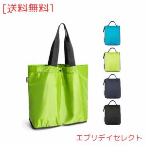 pack all 軽量 折りたたみ トートバッグ エコバッグ 撥水加工 お買い物バッグ コンパクト 大容量 16L（グリーン）