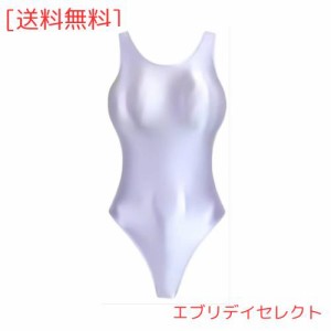 MJINM レディース超光沢Tバック競泳水着レオタード.伸縮性 極薄素材.激密着.目立つレースクイーン キャンペーンガール パーティー 大胆コ