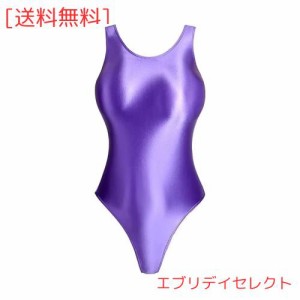 MJINM レディース超光沢Tバック競泳水着レオタード.伸縮性 極薄素材.激密着.目立つレースクイーン キャンペーンガール パーティー 大胆コ