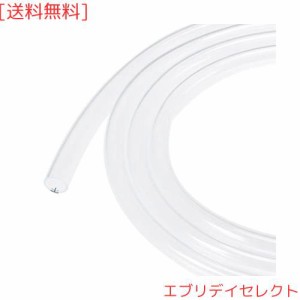 uxcell PVC透明ホース プラスチックビニールチューブ 10 mm内径 12 mm外径 2 M 柔軟 水管 エアライン用