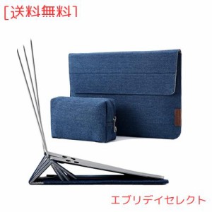 Omnpak 折り畳み式 パソコンケース 13インチ 13MacBook Air M1 2020-2018 2020 New Mac-Book Air/Mac-Book Pro Surface Pro X/8/7/6/5/4/