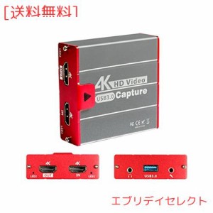 Mirabox 4K キャプチャーボード switch対応 、HDMI USB3.0 ビデオキャプチャー HD ゲームキャプチャー ゲーム録画 ビデオ録画 ライブ配信