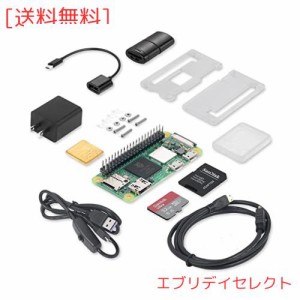 Vesiri Raspberry pi zero 2W 日本技適取得 ラズベリーパイzero 2W 32GB MicroSDHCカード プログラミング コンピュータ 開発ボードUSB Mi