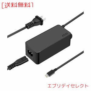 45W USB-C ACアダプター Type-C ノートパソコン充電器 PD対応 20V 2.25A 電源 アダプター タイプC 充電器 汎用レノボ/Lenovo Thinkpad, Y