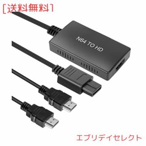 N64 to HDMI 変換コンバーター L’QECTED N64 / ゲームキューブ/SNES to HDMI 変換アダプター 720P/1080P出力対応 (USB/HDMIケーブル付き