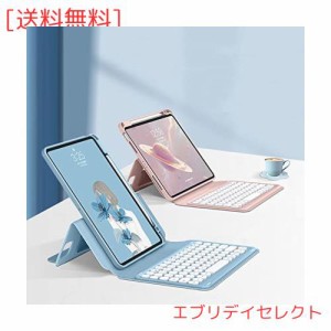 縦置き iPad Air 第5世代 / iPadAir4 iPadPro11 キーボード ケース 磁気吸着 丸型キー 透明 クリア 背面カバー 取り外し可能 iPad Air5 1