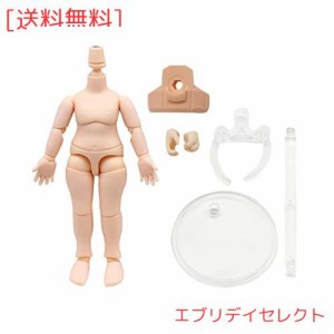 niannyyhouse DODボディ 10cm 可動フィギュア素体 オビツドール 11cm、GSC、1/12BJD人形ヘッド に適用 (Normal White+A)