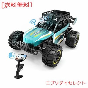 O WOWZON ラジコンカー 子供向け カメラ付き 1080P インターコム オフロード RCカー リアルタイム 体感操作モード 1/20スケール 操作時間