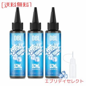 電子タバコ リキッド プレミアム vapeリキッド ストロングメンソール 180ml 大容量 ニードルボトル付き ベースリキッド 自作でブレンド可