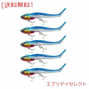 SEAFUN ルアー シーバス ジグヘッド ワーム 16g 22g 28g 予備シャッドワーム付け 本体＋予備ワームセット ヒラメー シーバス 青物対応