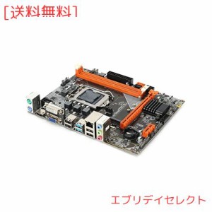 M-ATX デスクトップ マザーボード、B75 LGA 1155 ゲーミング マザーボード、M.2 NVME/SATA スロット、デュアル チャネル DDR3/電源 3+1 