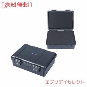 Lykus HC-2120 ミニハードケース 防水ケース 格子状カットスポンジが内蔵 内寸:21.1x15.1x6.9 cm IP66防水 スマホ、ツール、小型機器など