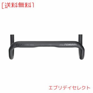 PLATT ロードバイクハンドル フルカーボン ドロップハンドル 超軽量 UD つや消し自転車ハンドル 380/400/420/440mm(380mm)