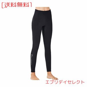 ウエットスーツ ロングパンツ レディース 2mm ウエットパンツ ネオプレーンパンツ サーフパンツ サーフィン D244002F-BK-XS