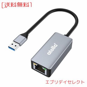 atolla Switch 有線LANアダプター USB LAN 変換アダプター USB To RJ45 1Gbps高速通信 USB3.0 LANアダプター ギガビットイーサネット LAN