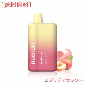 HOOLOO 電子タバコ ベイプ vape 6,000回吸引 禁煙パイポ 10風味セット シーシャ 本体 ニコチン タール無し 爆煙 禁煙グッズ 電子たばこ 