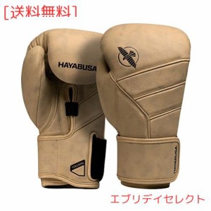 Hayabusa T3 LX イタリアン レザー ボクシング グローブメンズとレデイーズ用 (16オンス, タン)