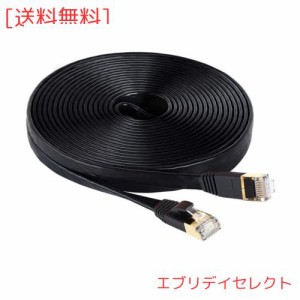 CAT6 LANケーブル 20m LEKVKM CAT 6 lan ケーブル 有線 ランケーブル フラットタイプ 準拠 1.5mm厚 フラットケーブル 隙間用 カテゴリ6(B