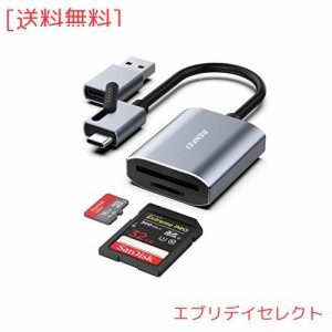 BENFEI SDメモリカードリーダー、USB Type-C/Type-AからSD/TF(Micro SD) カードリーダー OTG対応 高速転送 iPhone 15 Pro/Max, MacBook P