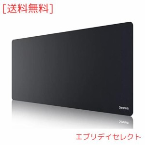 Senetem マウスパッド 超大型 薄型 マウスパッド ゲーミング キーボードパッド マウス パット おしゃれ 900×400mm 滑り止め レーザー＆