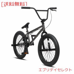 AVASTA BacchusBMX 自転車 20インチ フリースタイルBMXバイク スチール製ペグ付属 3ピースクランク初心者に最適 高炭素鋼フレーム 後U字