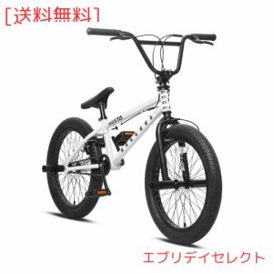 AVASTA BacchusBMX 自転車 20インチ フリースタイルBMXバイク スチール製ジャイロ機構つきペグ付属 初心者に最適 高炭素鋼フレーム 前後U