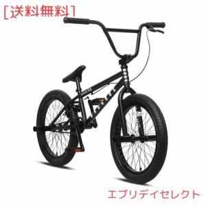 AVASTA BacchusBMX 自転車 20インチ フリースタイルBMXバイク スチール製ペグ付属 3ピースクランク初心者に最適 高炭素鋼フレーム 後U字