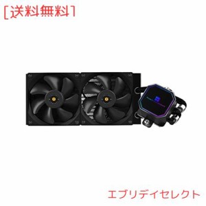 Thermalright Frozen Prism 240 Black 水冷CPUクーラー、液体CPUクーラー、120mm PWMファン×2、S-FDBベアリング、AMD/AM4/AM5、INTEL LG