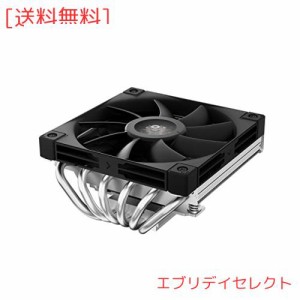 DeepCool AN600 ロープロファイル CPU クーラー高性能、6 銅製ヒートパイプ、180 ワット TDP 、高さ 67 mm、スリム 120 mm PWM FDB ファ