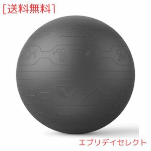 PROIRON バランスボール 65cm ばらんすぼーる トレーニングガイドパターン付き 厚い ジムボール バランスボール 椅子 スポーツ 耐荷重300