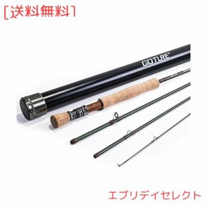 Goture(ゴチュール) フライロッド カーボンロッド 9フィート 2.7m 4wt フライフィッシングロッド 渓流 釣り場 マス釣り 超軽量 釣り竿 初