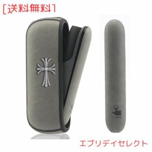 HORJIA ケース for iqos 対応iqos iluma 用のケース 【2点セット】TPU+PUレザーケース+互換用ドアカバー アイコスイルマに適用する ケー