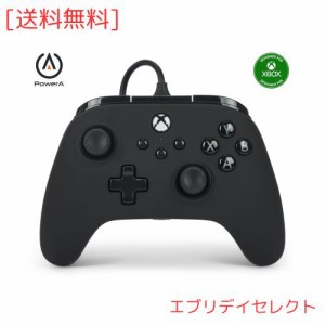 【国内正規品 ２年保証】PowerAアドバンテージ有線コントローラー Xbox Series X|S用 - ブラック 二重振動機能 Xbox Series X|S用 PC Win