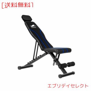 トレーニングベンチ 【 耐荷重300kg 角度調整 組立簡単 】 ステディ インクラインベンチ デクラインベンチ 筋トレ 折り畳み ダンベルベン