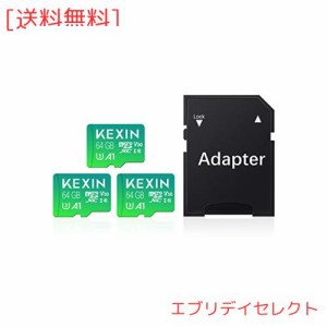 KEXIN MicroSD 64GB 3個セット SDXC UHS-I U3 85MB/s SDカード 64gb Class10 マイクロSDカード 64GB Nintendo Switch 動作確認済 超高速