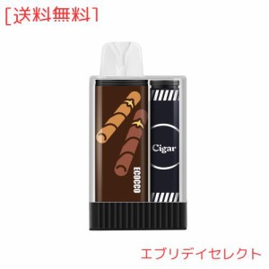 ECOCCO 電子タバコ 使い捨て シーシャ 6000回吸引可能 VAPE ノンニコチン タール無し 大容量 水蒸気タバコ 禁煙サポート ベイプ 爆煙 リ