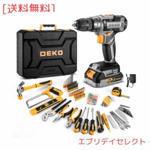 【20V電動ドリル付き】186点本組 工具セット ホームツールセット 家庭用 ツールセット 日曜大工 DIYセット 作業工具セット 家具の組み立