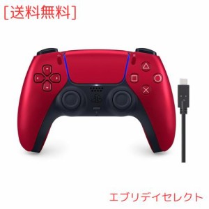 【純正品】DualSense ワイヤレスコントローラー ヴォルカニック レッド(CFI-ZCT1J07) PS5用コントローラー充電ケーブル3m