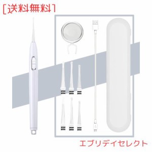 耳かき ライト 光る耳かき LEDライト付き耳かき USB充電式 光る耳かき ルーペ 耳掃除 、マルチスタイルの交換可能なイヤーチップ 耳掃除 