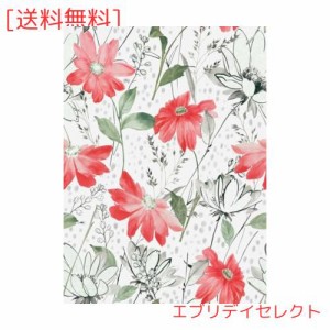 Juangfia 壁紙シール 花柄 剥がせる壁紙 防水リメイクシート 透けない 10メートル