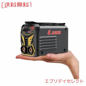 GZ GUOZHI 溶接機 100v 半自動 アーク溶接 130A インバーター直流半自動 ミニポータブル溶接機 ホットスタート 初心者向け 小型 軽量 家