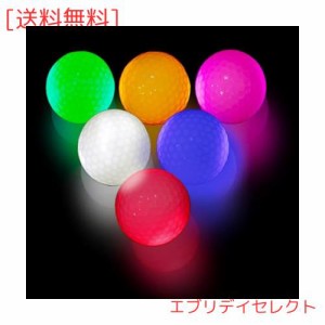 Batone 光るゴルフボール ダークロングラストスーパーブライトナイトゴルフボール自宅 自宅 夜 LED 光るボール ゴルフ６色選択可