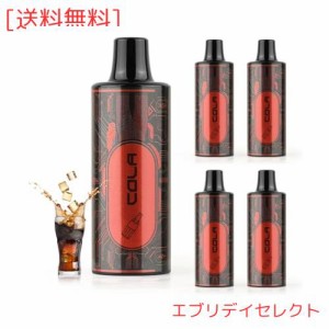 電子タバコ vape 交換用POD 充填済み カートリッジ コーラ*5 本体含まれない 25000回吸引可能 べイプ互換カートリッジ ニコチン０＆ター