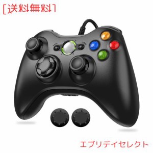 xbox 360 コントローラー 【2024新改良】Diestord xbox コントローラー PC USB ゲームパッド 有線ゲームパッド Microsoft Xbox Slim 360 